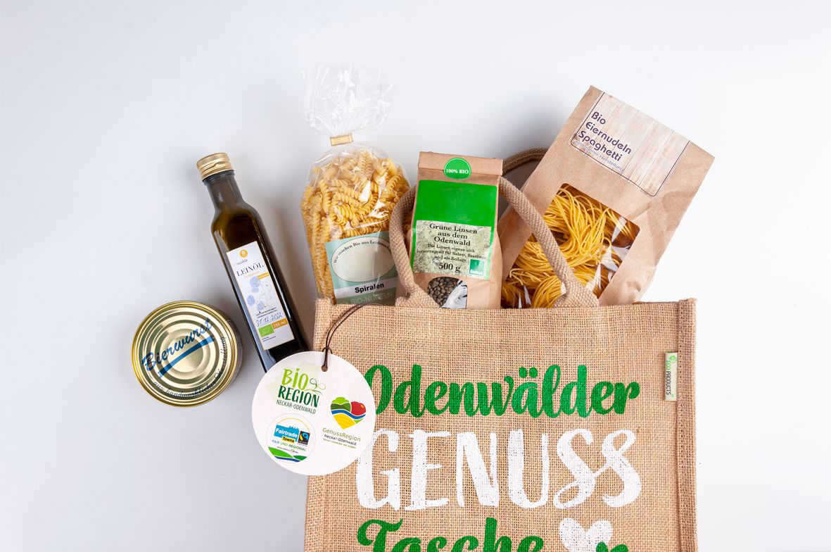 Genuss Tasche mit Produkten